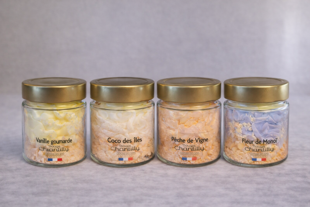 Bougies chantilly gourmande