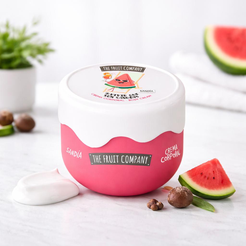 Crème pour le corps the fruit company pastèque vegan 200 ml