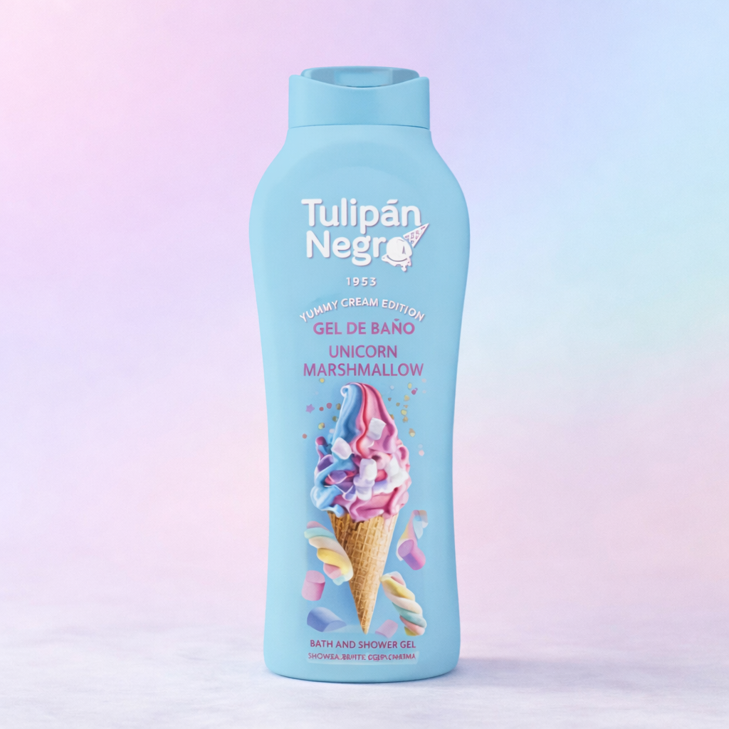 Gel douche yummy crème marshmallow 650 ml - TULIPAN NEGRO